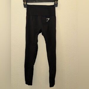 Black vital seamless 2.0 leggings by Gymshark